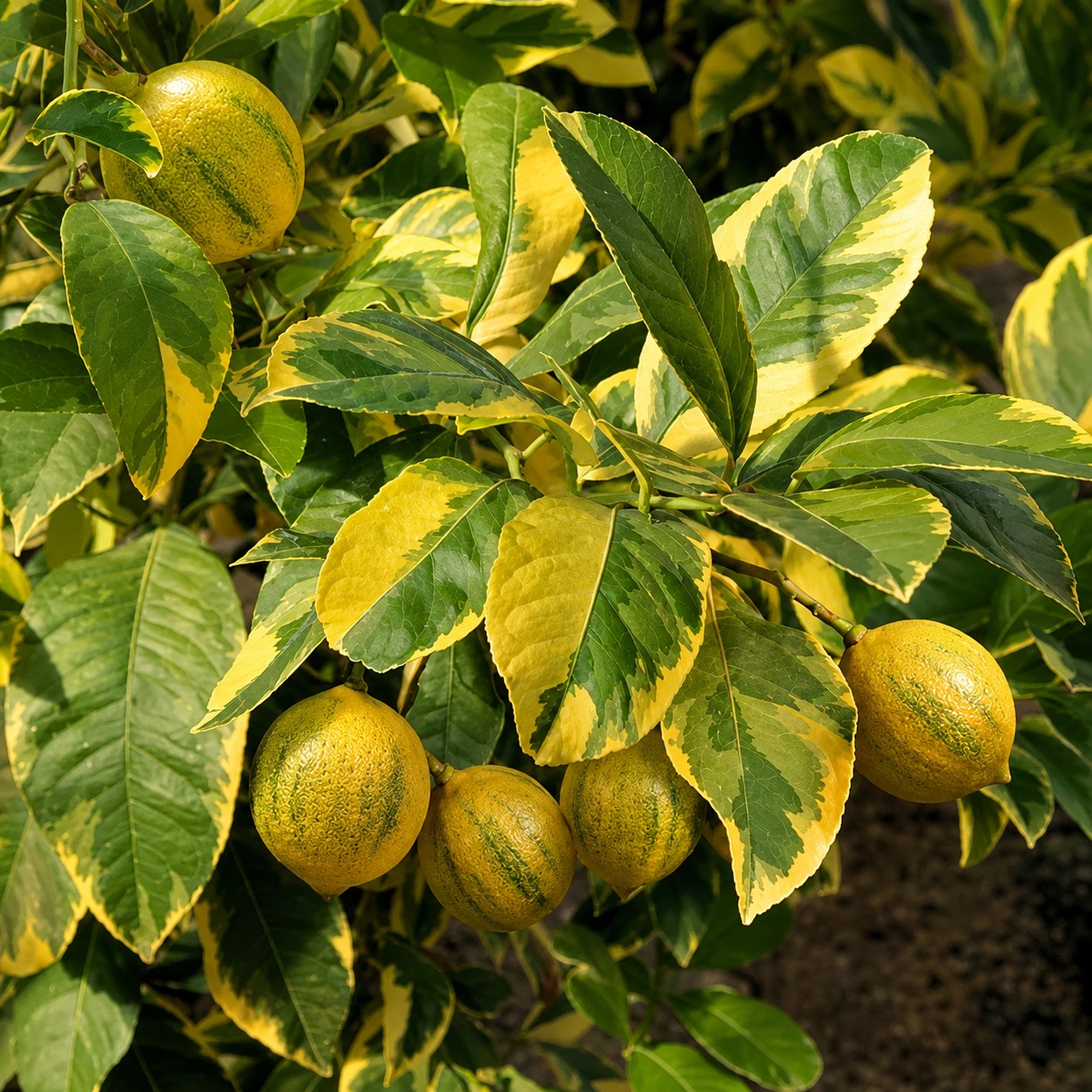 Variegated Pink Eureka Lemon Plant – Premium Pink Flesh Striped Lemon Variety