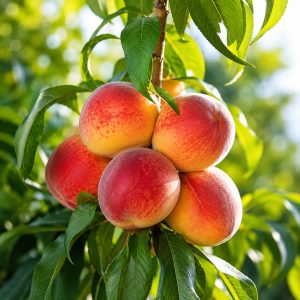 Peach Plant Tropical Beauty  – Low Chilling Premium Grafted Peach Variety