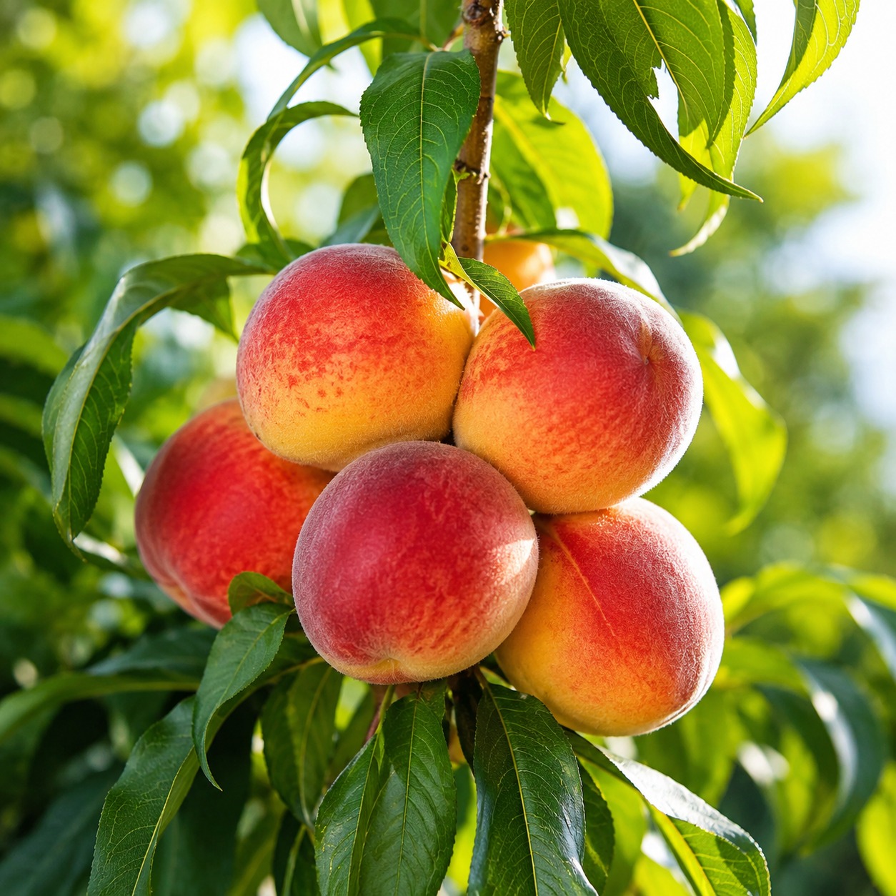 Peach Plant Tropical Beauty  – Low Chilling Premium Grafted Peach Variety