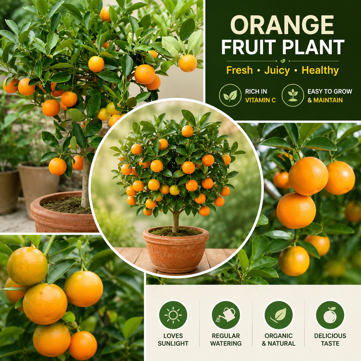 Sweet Mandarin All Time Plant – Premium All Season Mandarin Fruit Plant
