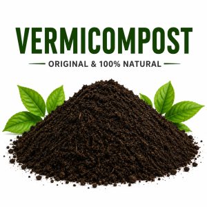 Premium Vermicompost – 100% Natural Organic Fertilizer for Healthy Plant Growth Pack of 5kg