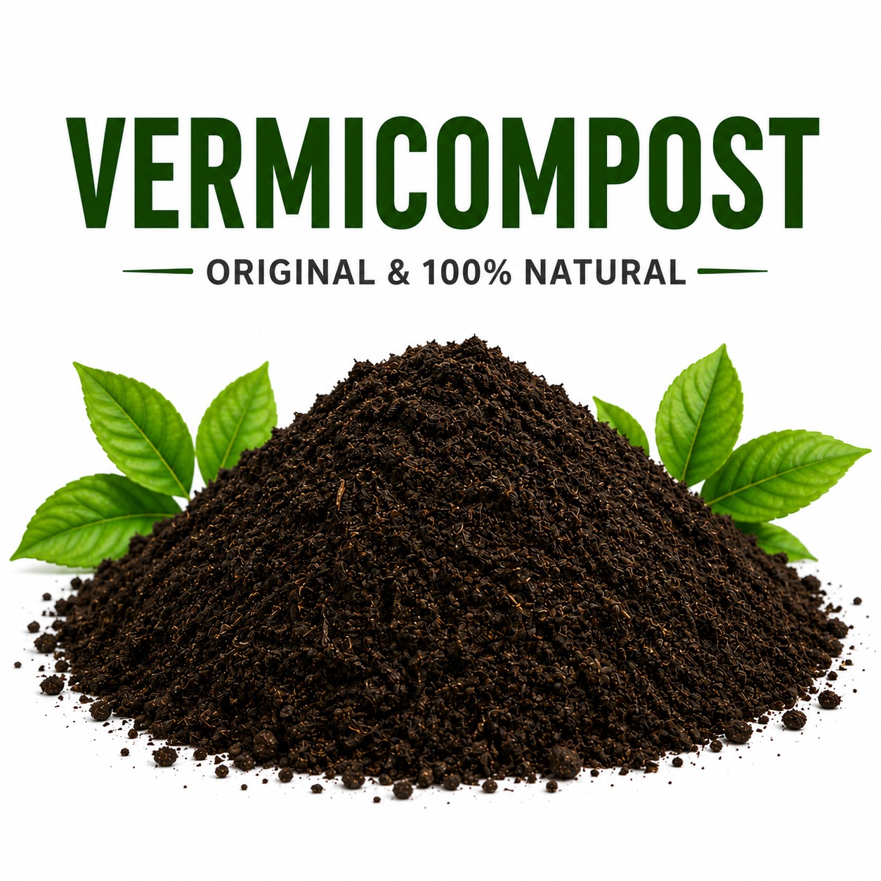 Premium Vermicompost – 100% Natural Organic Fertilizer for Healthy Plant Growth Pack of 5kg