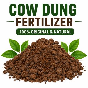 Desi Cow Dung Fertilizer – 100% Natural Organic Manure for Healthy Plant Growth Pack of 5Kg