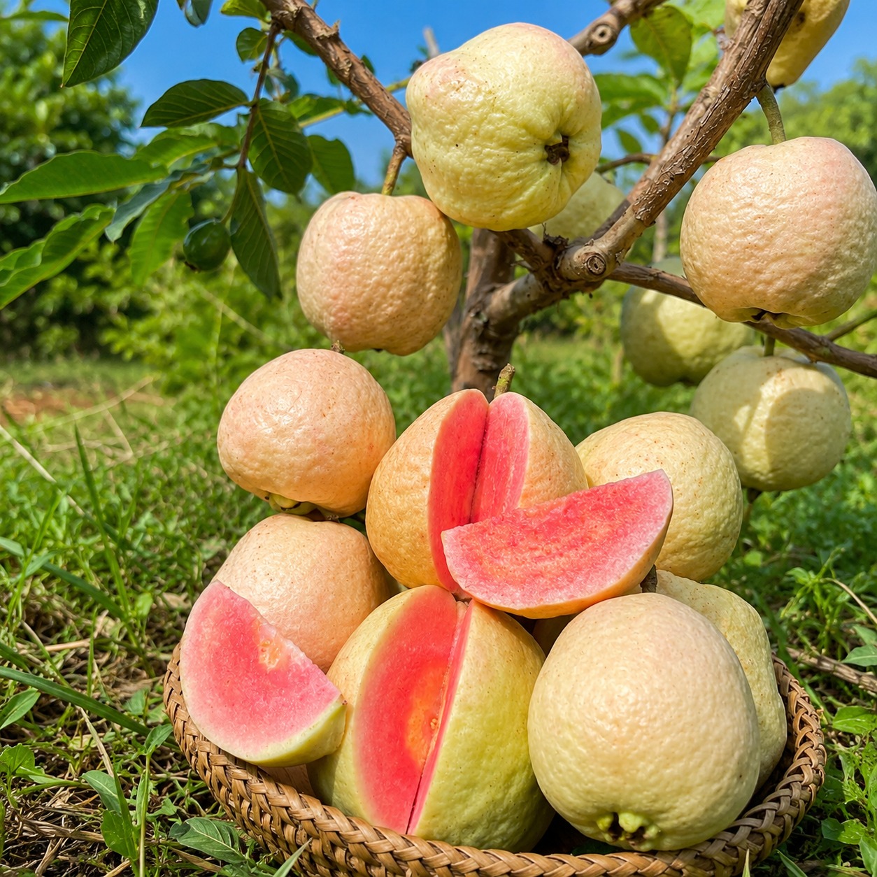 Red King Guava Plant – Premium Thai Red Flesh High Yield Variety