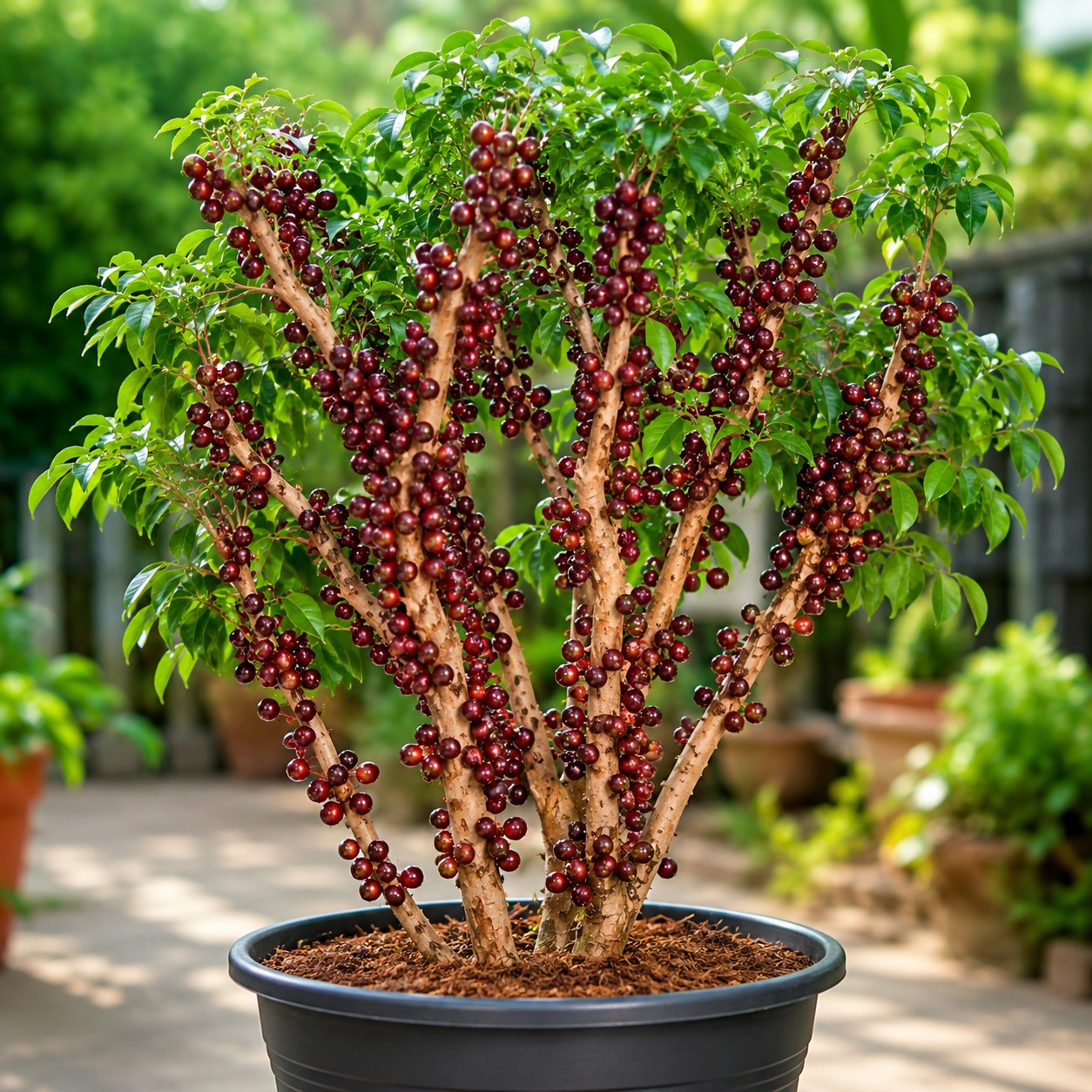 Jaboticaba Plant (Red Hybrid Variety) – Brazilian Grape Tree Exotic Fruit Plant