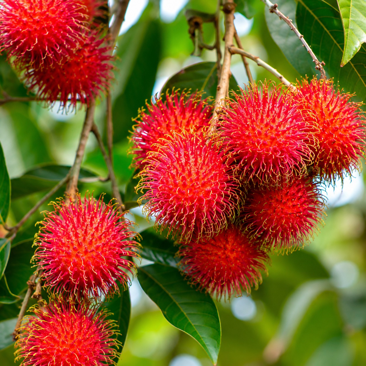 Rambutan Fruit Plant (N-18 Variety) Exotic Hairy Tropical Fruit Plant