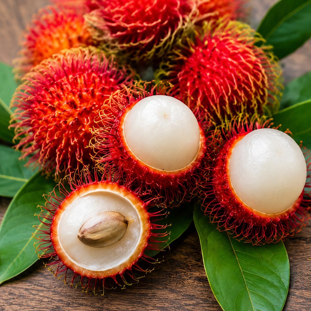 Rambutan Fruit Plant (N-18 Variety) Exotic Hairy Tropical Fruit Plant