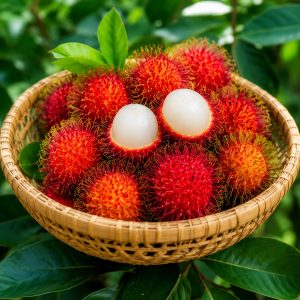 Rambutan Fruit Plant (N-18 Variety) Exotic Hairy Tropical Fruit Plant