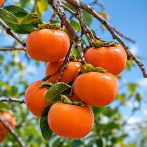 Fuyu Persimmon Plant – Premium Non-Astringent Japanese Persimmon Fruit Plant