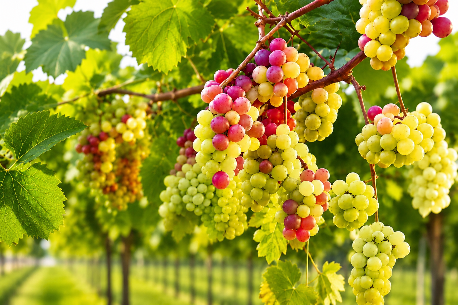 MRK All-Time Grape Plant – Sweet All Season Grapes | Fast Growing Variety | Terrace & Garden Suitable