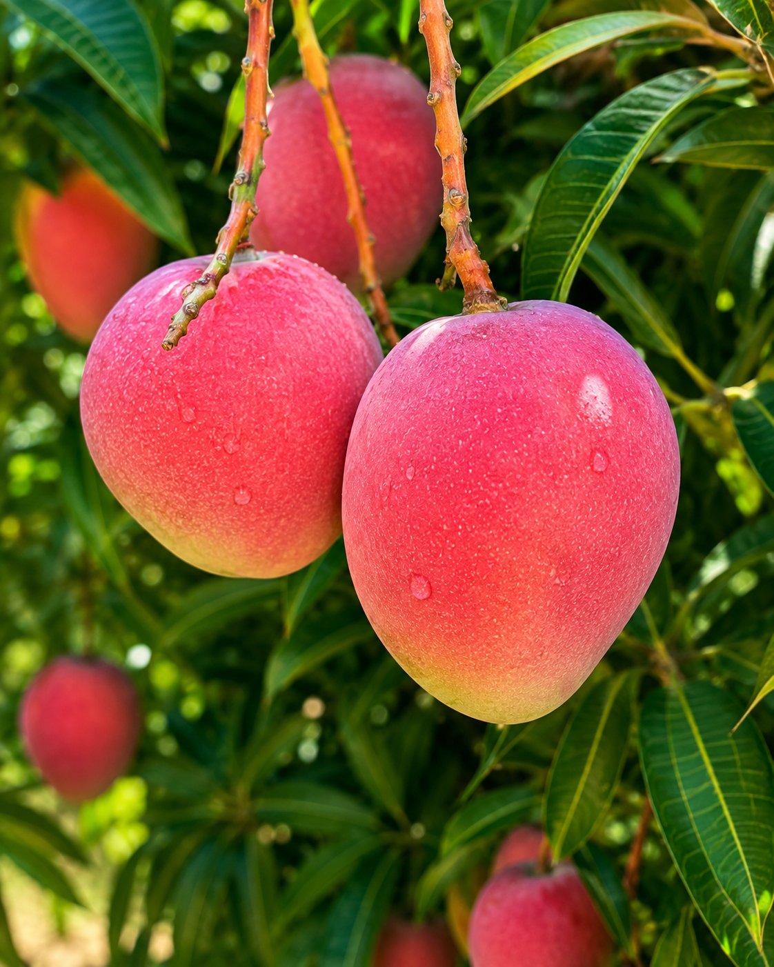 Apple Mango Plant – Premium Red Apple Shape Mango Variety | Sweet Exotic Mango Plant