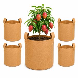 Geo Fabric Grow Bag 12×12 – Premium Heavy Duty Grow Bag for Terrace Gardening 400 GSM
