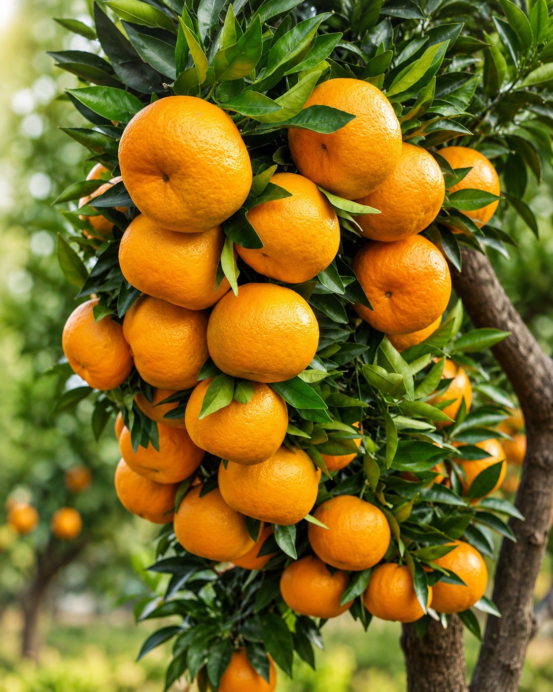 African Mandarin Orange (Small Size Plant) – Sweet & Juicy Mandarin Variety for Terrace & Home Gardening