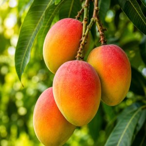 Pusa Shrestha Mango Plant – Premium Red Peel Fiberless Hybrid Mango Variety for Terrace Gardening, Pot Gardening & Commercial Farming