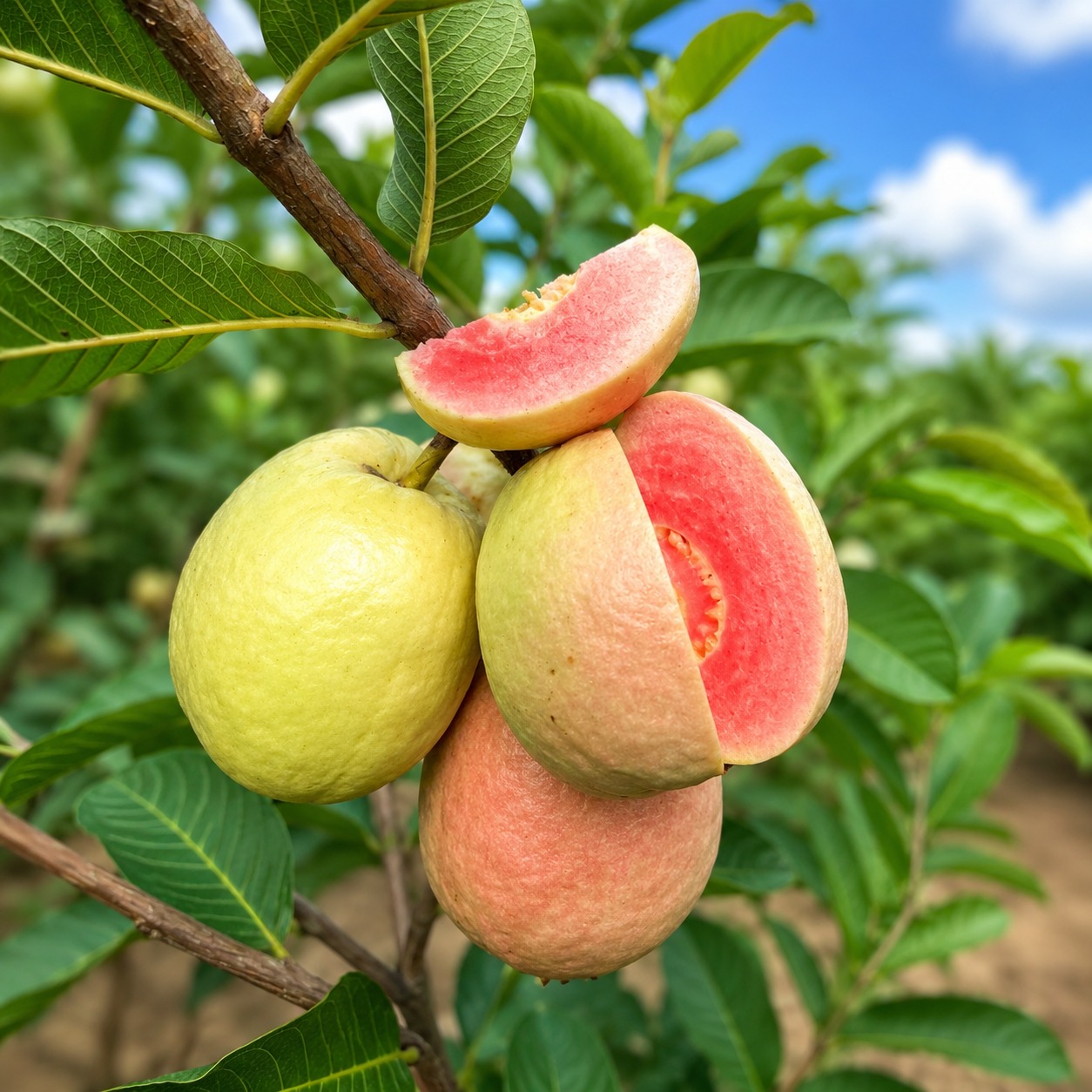 Red King Guava Plant – Premium Thai Red Flesh High Yield Variety