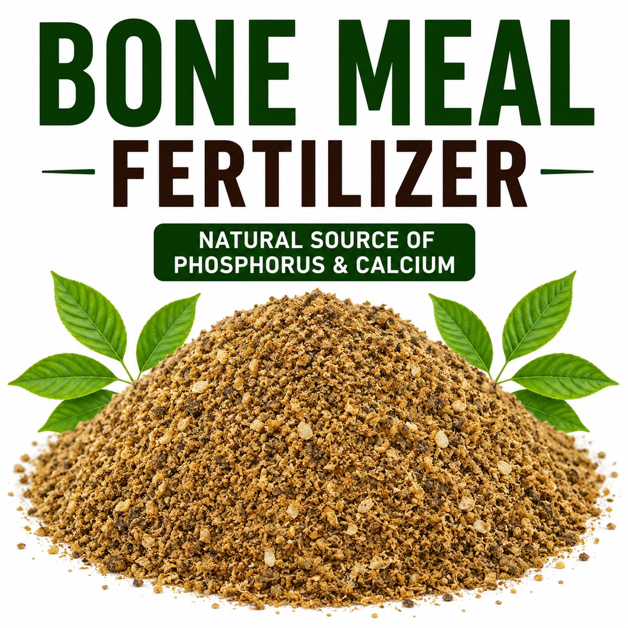 Bone Meal Organic Fertilizer – High Phosphorus Natural Plant Booster