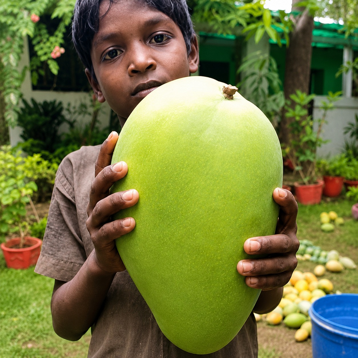 Noorjahan Mango Plant – Premium Grafted Giant Size Honey Sweet Mango Variety