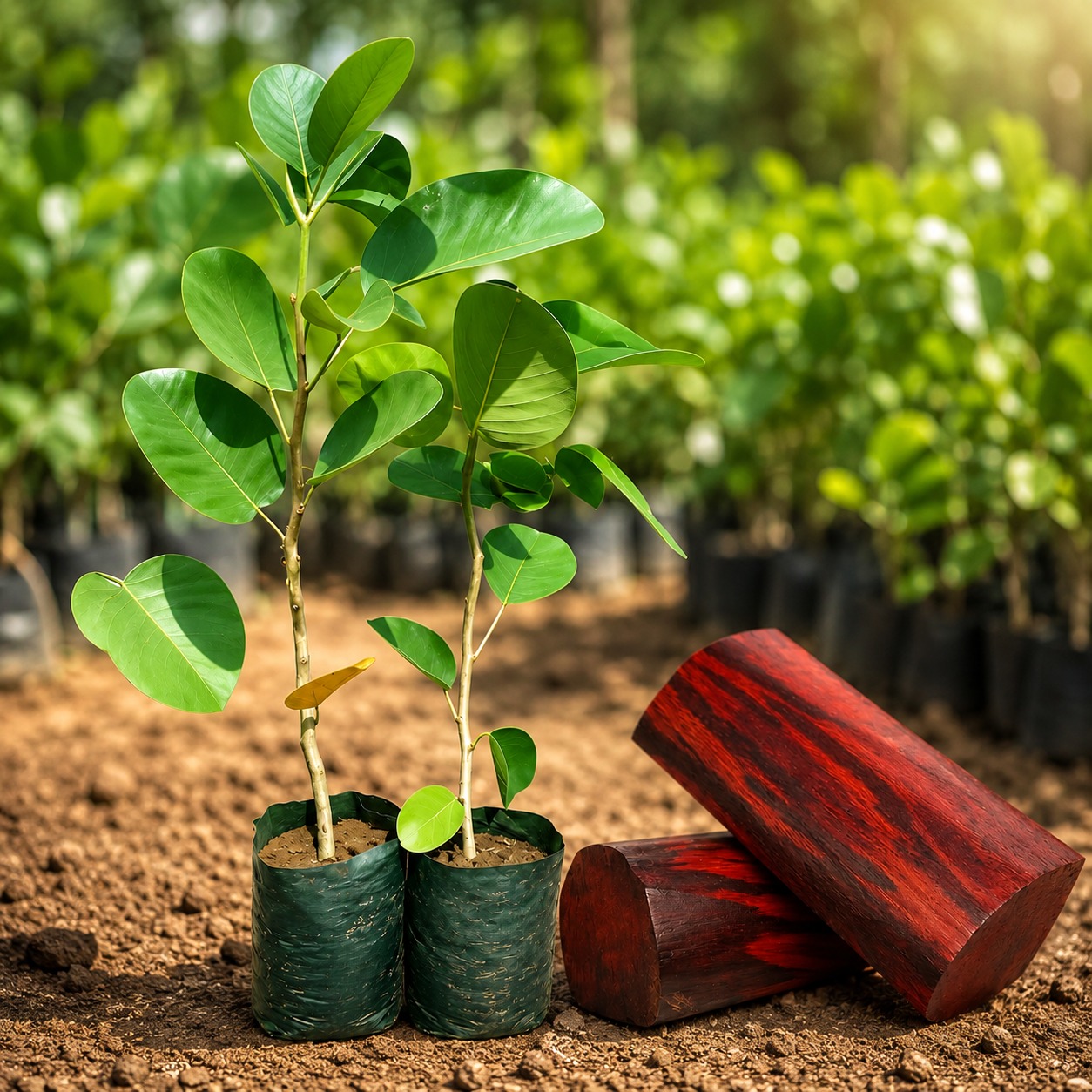 Red Chandan Plant (Red Sandalwood) – Premium Grafted Red Sanders Tree