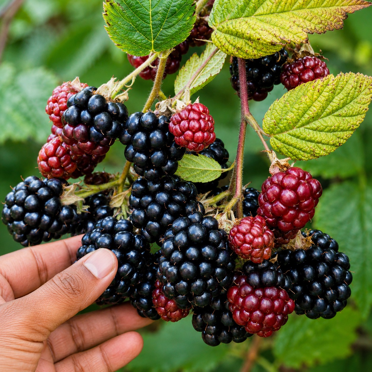 Blackberry Fruit Plant – Premium Grafted Sweet Blackberry Variety