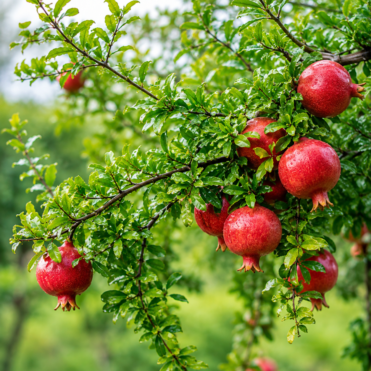 Anar | GM2 Anar Plant (1.5- Feet Height) | Grafted Pomegranate Plant | Large & Sweet Fruit Variety