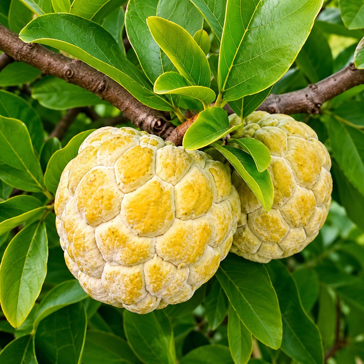 Custard Apple Plant Golden (Sitaphal Plant) – Terrace Garden Special