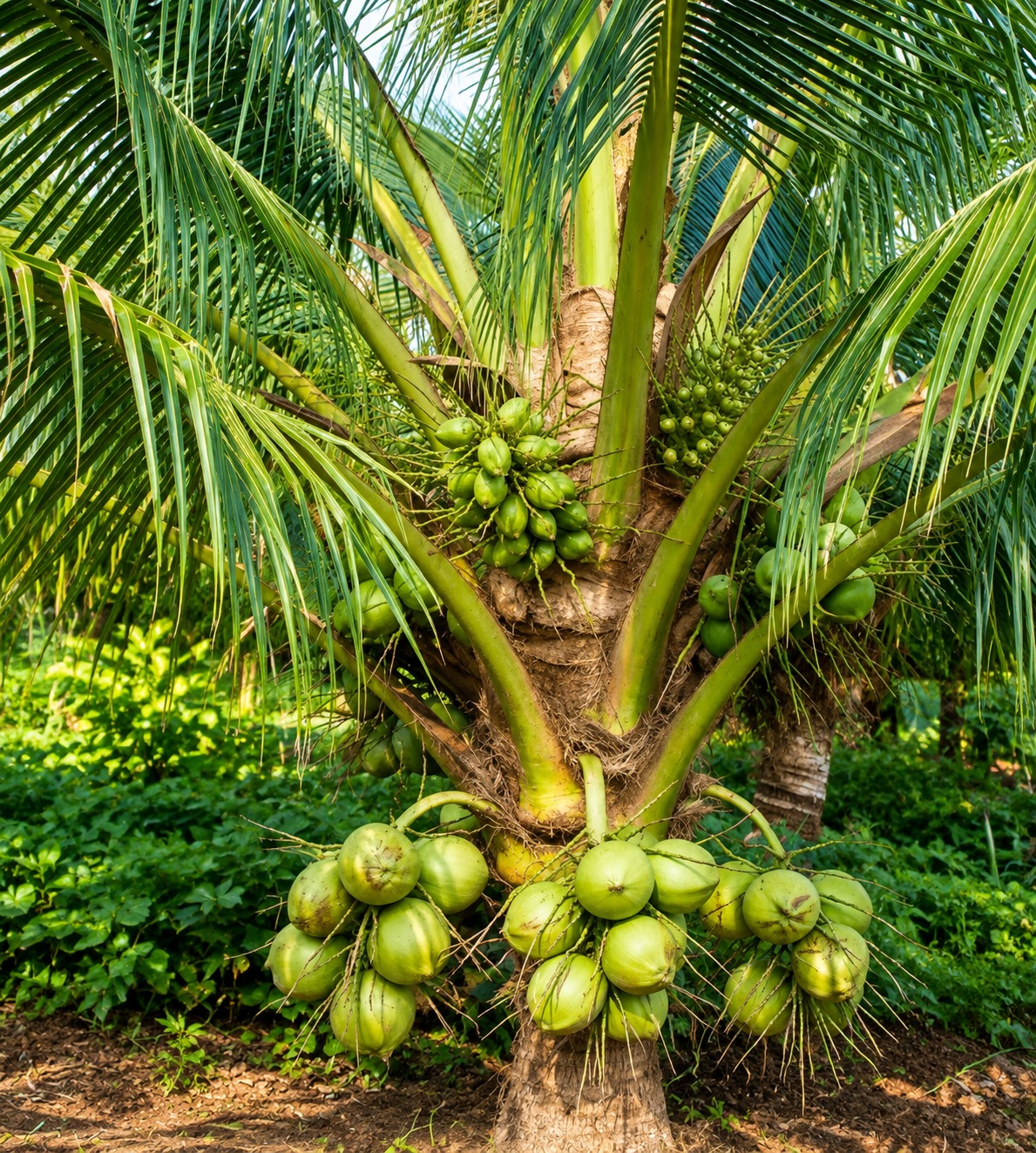 Coconut Original Vietnam Coconut Plant | Fast Fruiting in 4–5 Years | Dwarf Sweet Tender Coconut